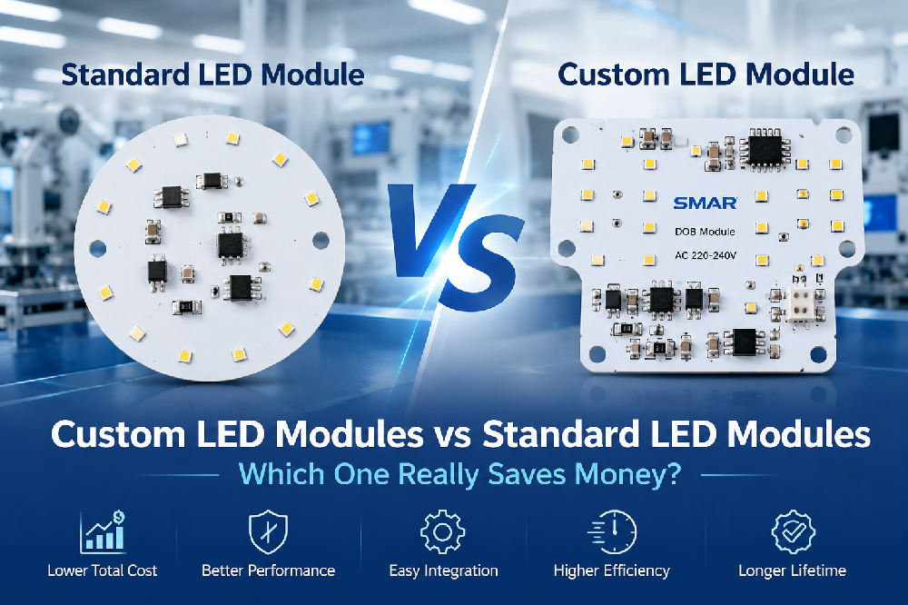 Custom LED Modules vs Standard LED Modules: Which One Really Saves Money?